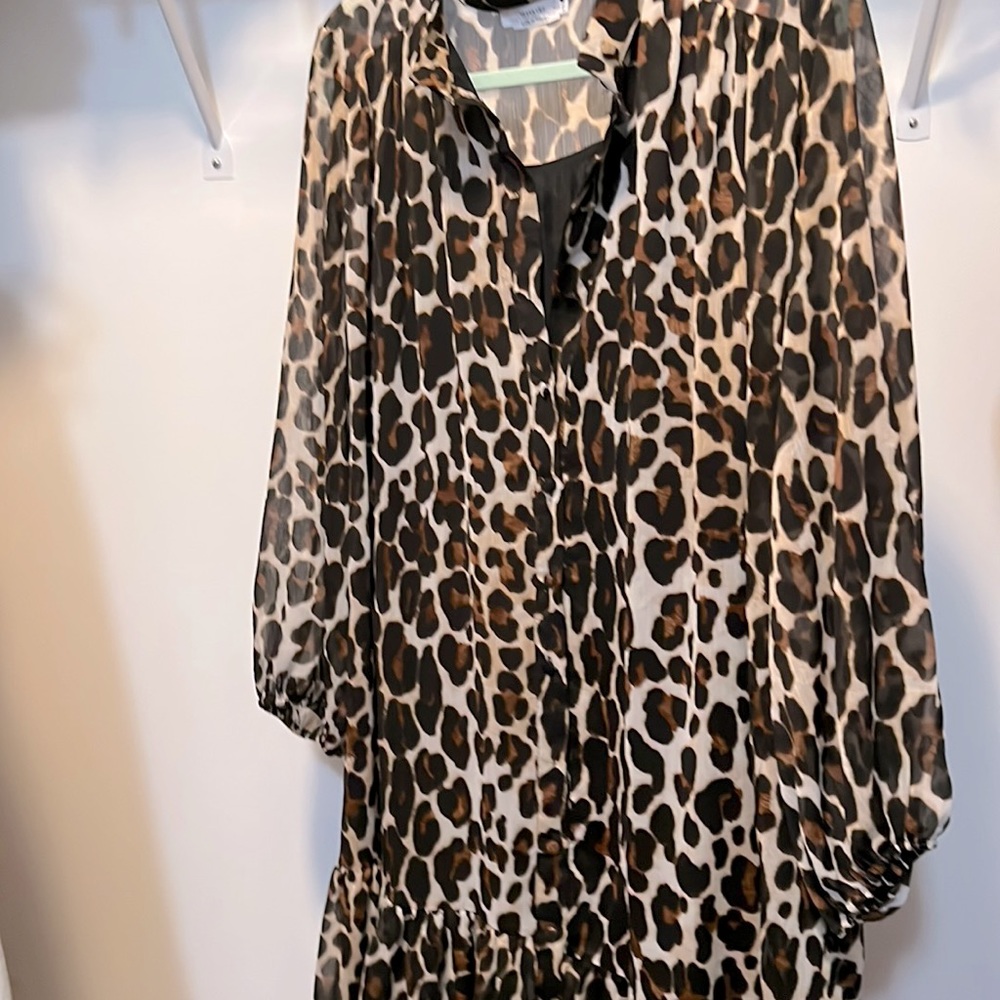 Plus size , animal print , dress - size 14